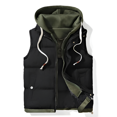 Jeremy - Soft Shell Hooded Puffer Gilet