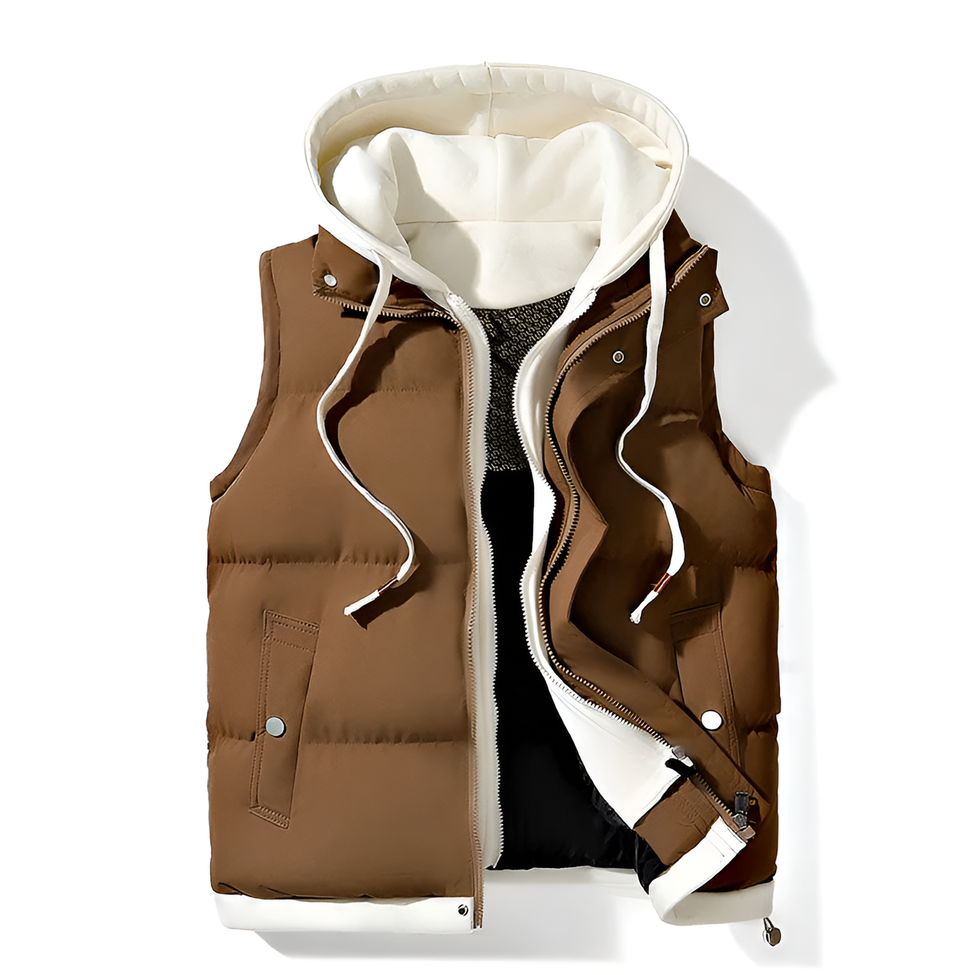 Jeremy - Soft Shell Hooded Puffer Gilet