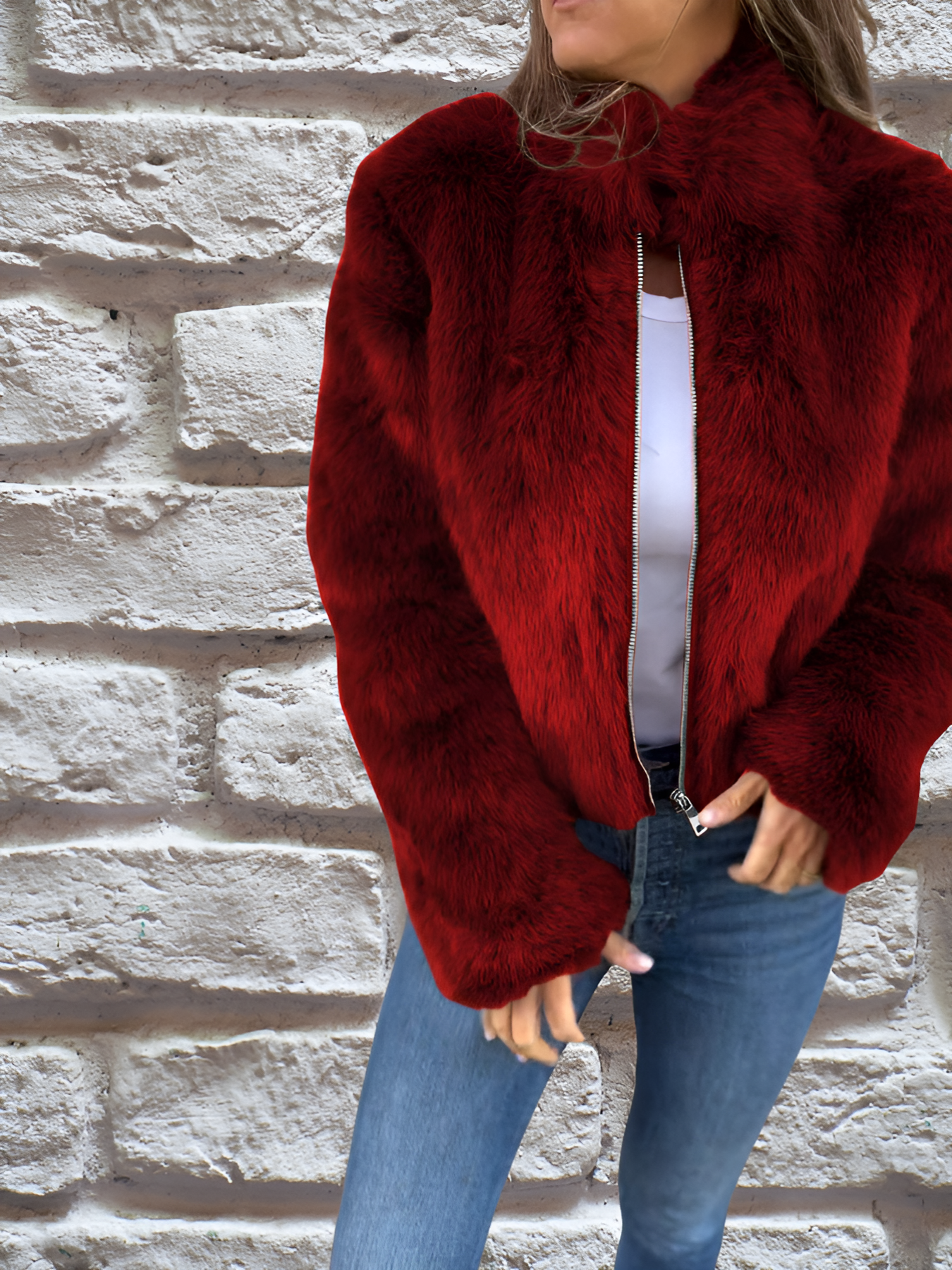 Amanda -  Luxury Faux Fur Jacket