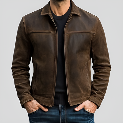 Nick – Zipper Leather Jacket