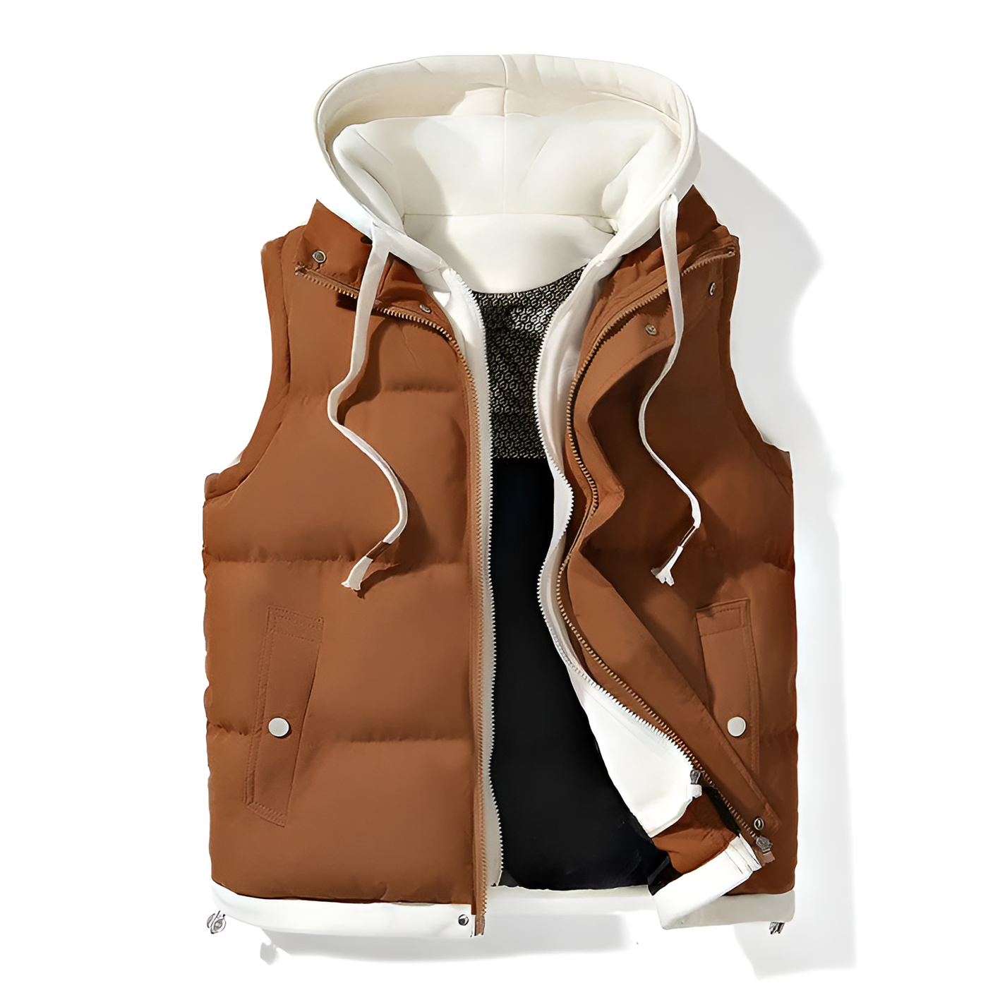 Jeremy - Soft Shell Hooded Puffer Gilet