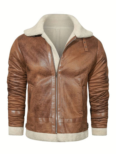 Nathan – Leather Winter Jacket