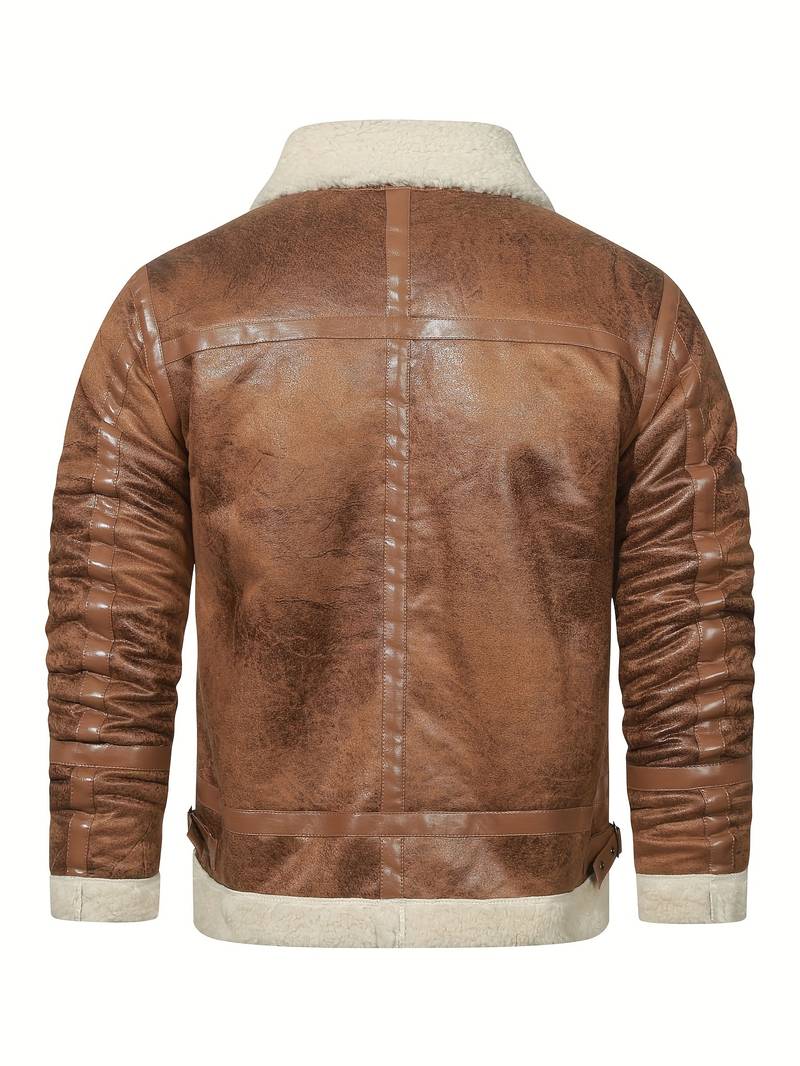 Nathan – Leather Winter Jacket