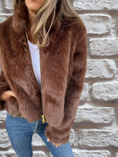 Amanda -  Luxury Faux Fur Jacket