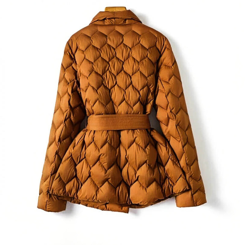 Kelly - Stylish Quilted Down Coat