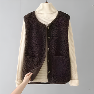 Holly - Versatile Chic Wool Vest