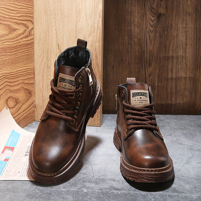 Dexter - Vintage Lace-Up Boots