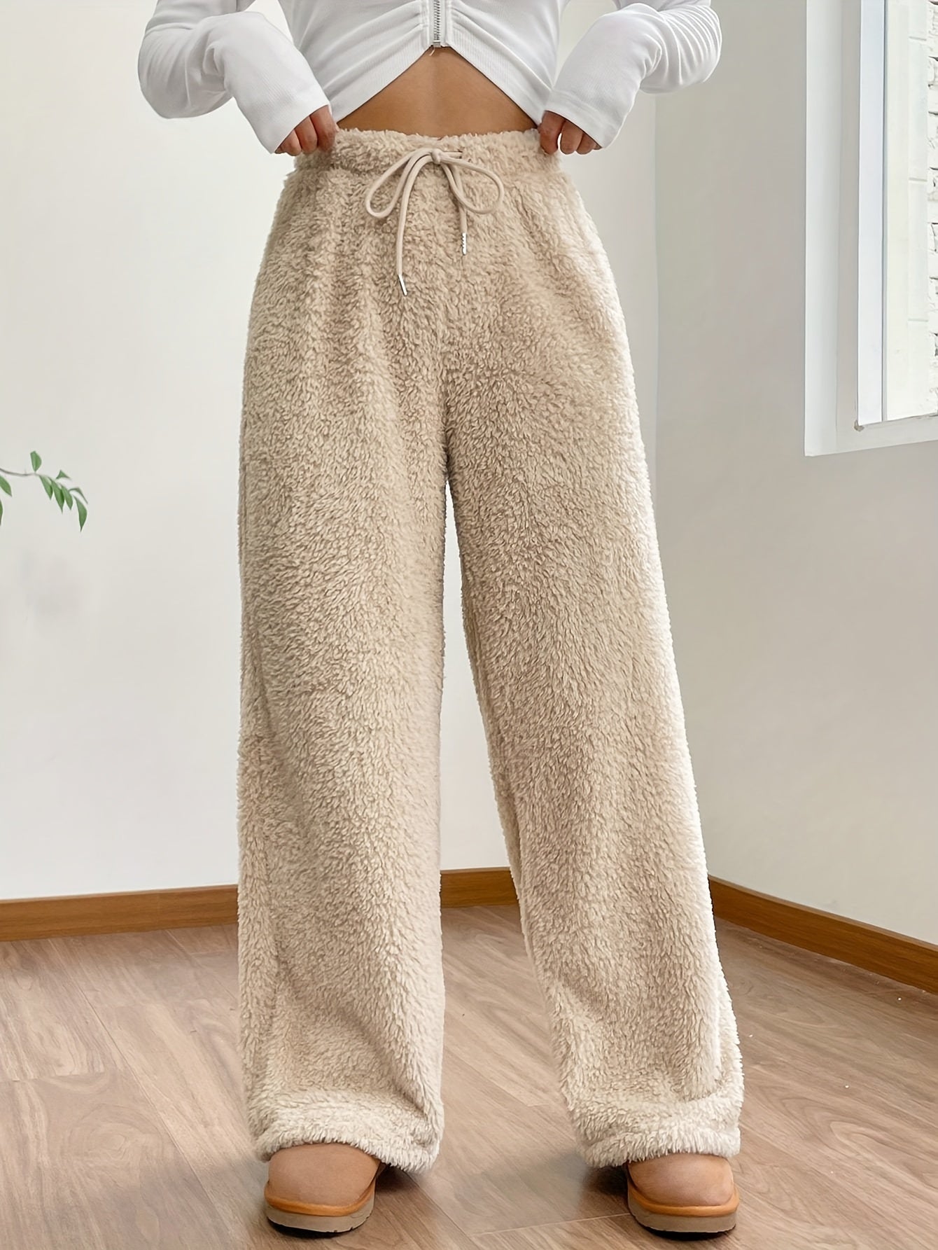 Kathryn – Ultra-Fleece Wide-Leg Pants