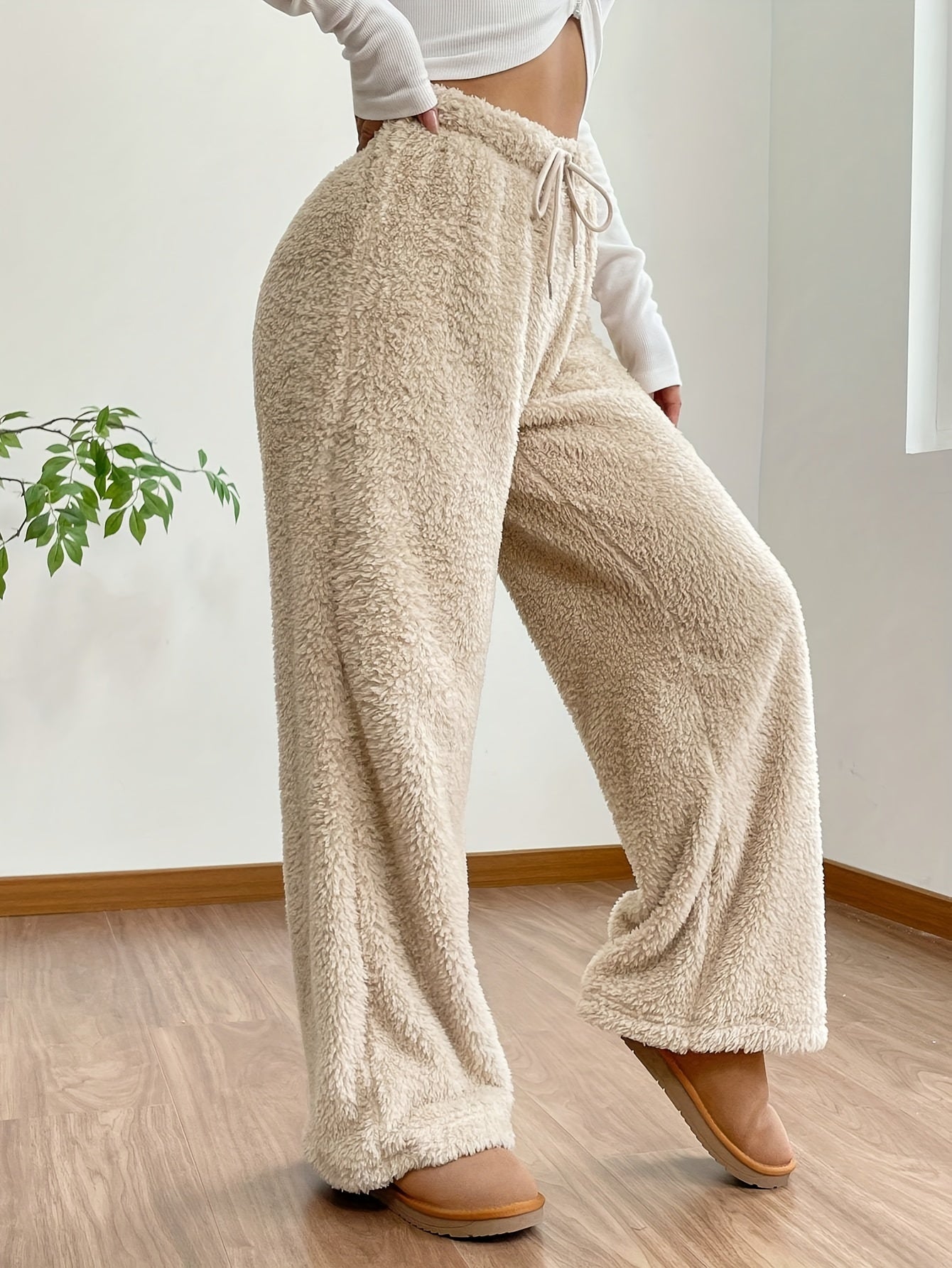 Kathryn – Ultra-Fleece Wide-Leg Pants