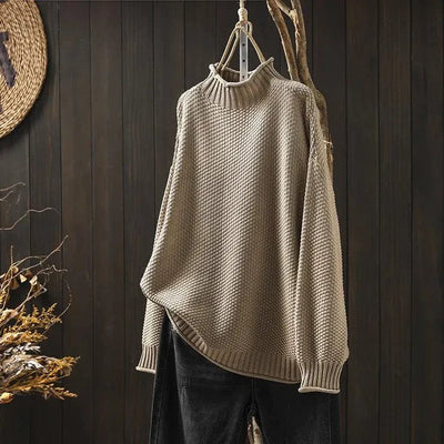 Amber - Soft Knitted Turtleneck Sweater