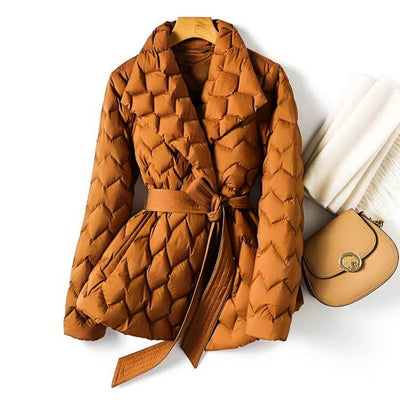 Kelly - Stylish Quilted Down Coat