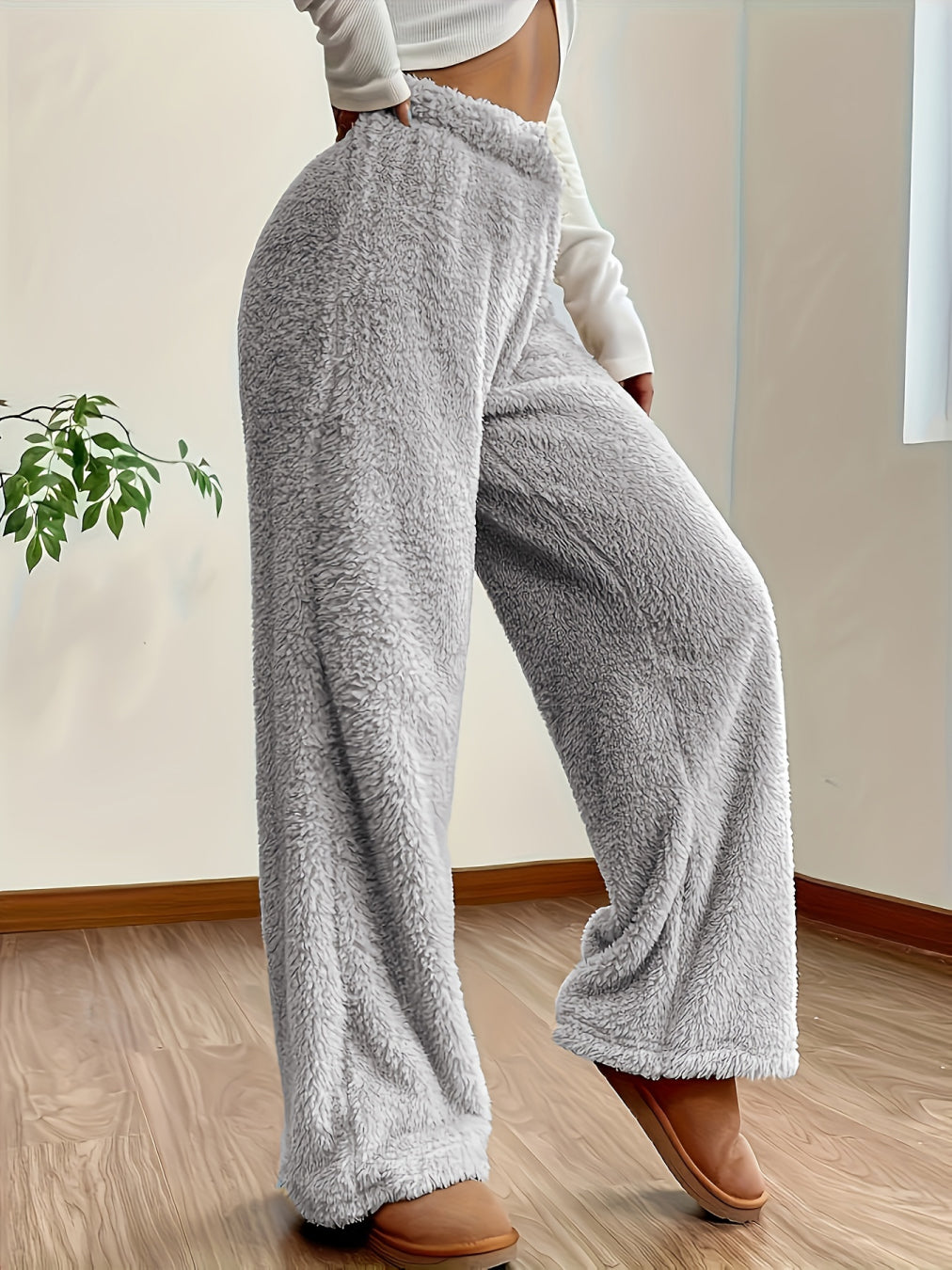 Kathryn – Ultra-Fleece Wide-Leg Pants