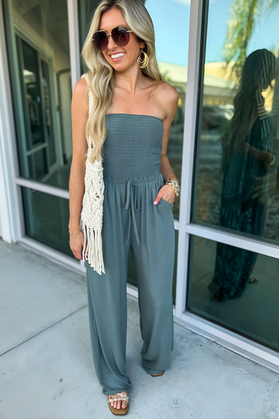 Kristen - Trendy Off-Shoulder Jumpsuit