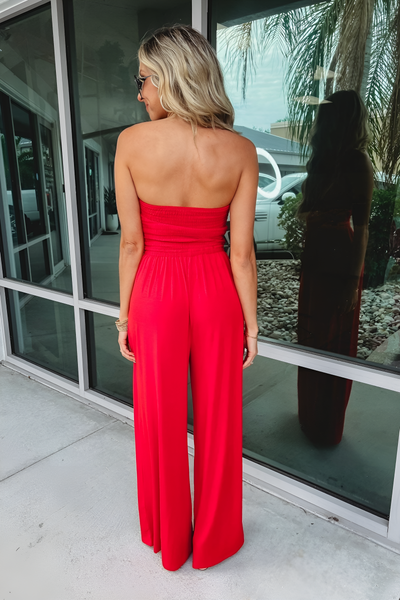 Kristen - Trendy Off-Shoulder Jumpsuit