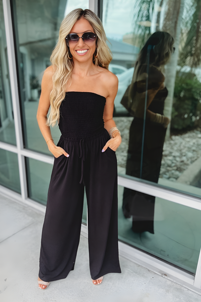 Kristen - Trendy Off-Shoulder Jumpsuit